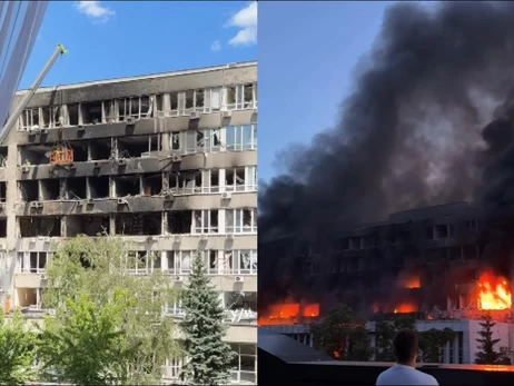 В результате ночной атаки на Киев повреждена квартира блоггера Гнатышин, журналистки Оненко и дом продюсера Фешака