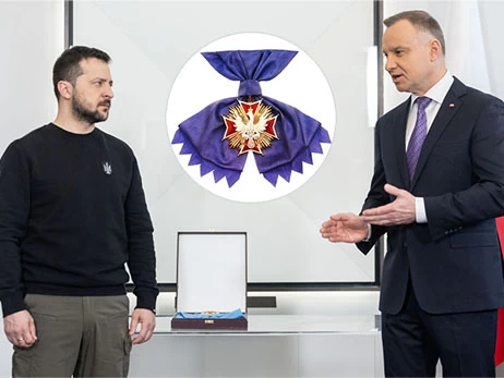 На грани абсурда: поляки хотят лишить Зеленского ордена Белого Орла, а Муссолини его оставили