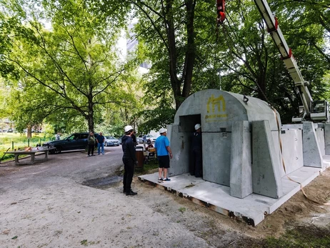 В Таллинне соорудили первое модульное укрытие на случай воздушной угрозы