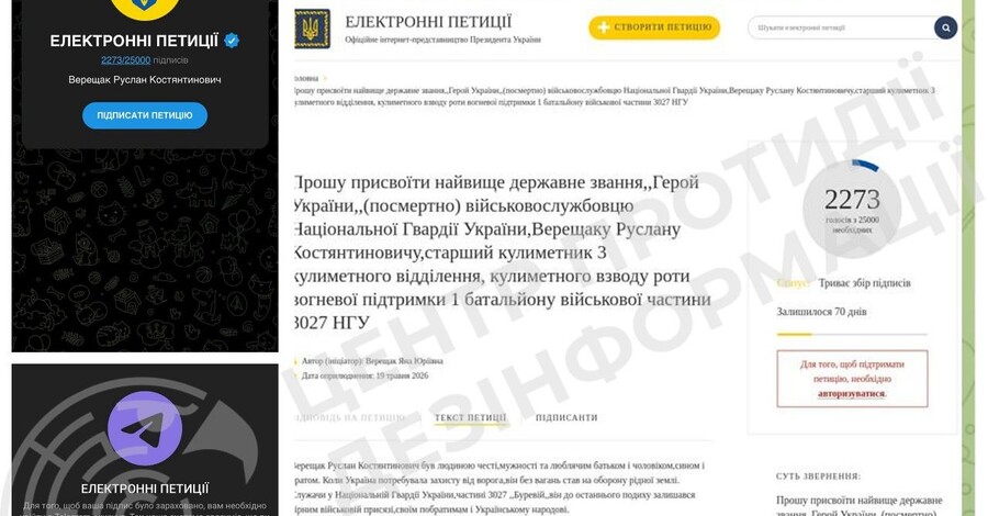 Шахраї маскують фішингові атаки під петиції про загиблих захисників, - ЦПД
