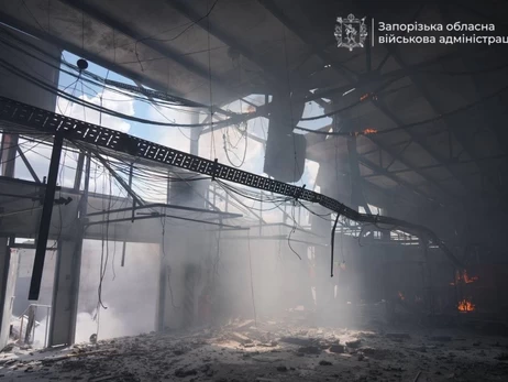 Росіяни знищили термінал «Нової пошти» у Запоріжжі