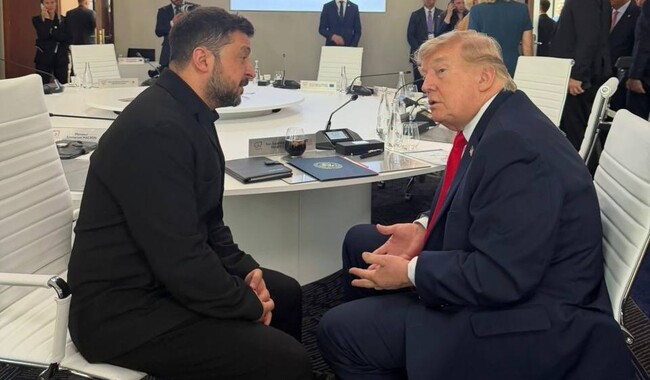 Зустріч Трампа та Зеленського на полях саміту Великої сімки