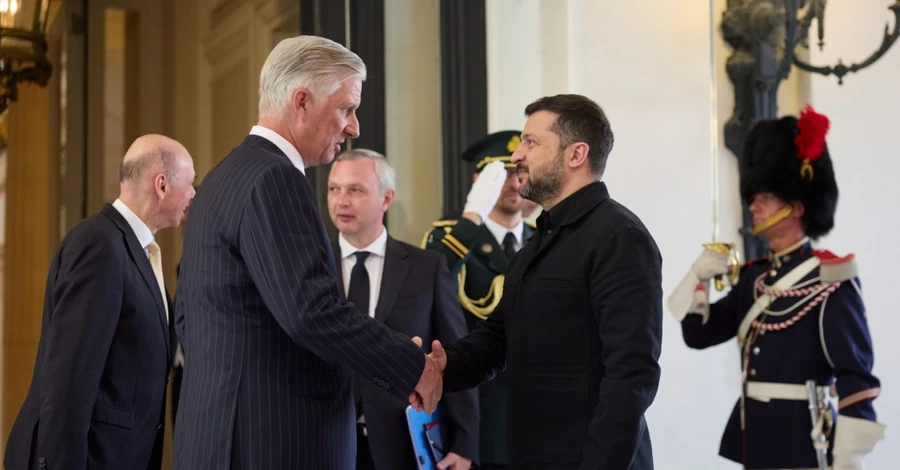 Зеленський зустрівся з Королем Бельгії та розповів йому про останні обстріли України 