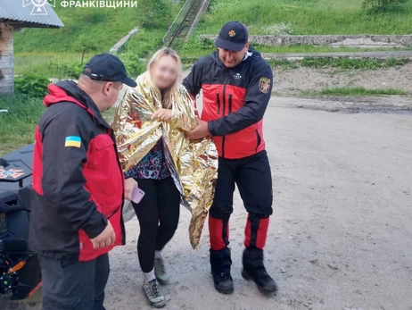 В Карпатах молния попала в женщину