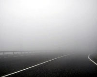 10 машин столкнулись в тумане под Днепропетровском 