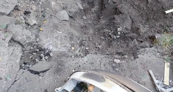 В Киеве возле многоэтажек нашли боевую часть российской ракеты