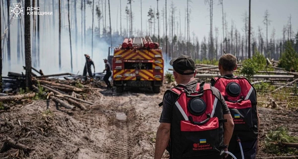 У Чорнобилі тривають пожежі - радіаційний фон в нормі, але якість повітря може погіршитися 