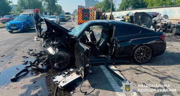 В Киеве произошло смертельное ДТП с участием 5 автомобилей - есть погибшая и раненые  