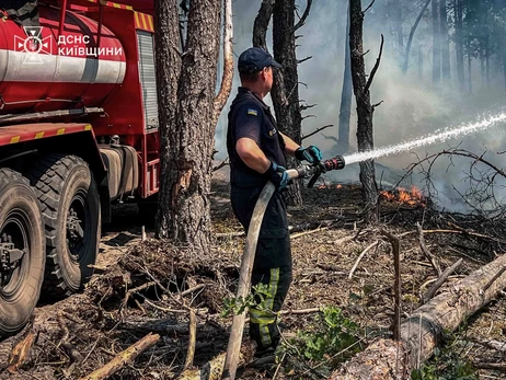 У Чорнобильській зоні виник вогняний смерч - ДСНС показала кадри 
