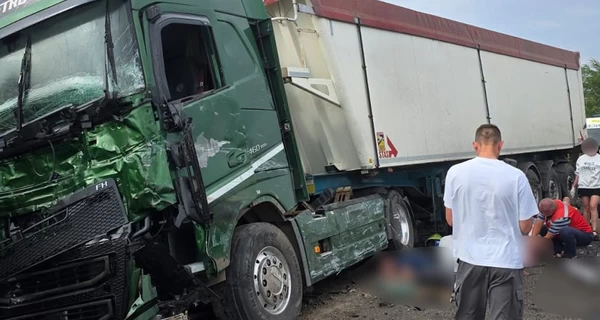 На Николаевщине пассажирская маршрутка врезалась в фуру - погибли 9 человек, 8 раненых