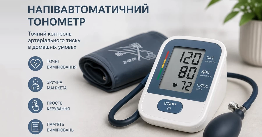 Факт. Як правильно виміряти тиск напівавтоматичним тонометром: покрокова інструкція