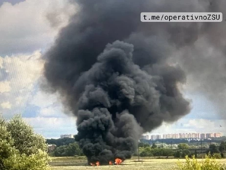 У Підмосковʼї розбився російський винищувач Су-57 