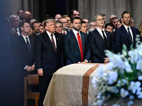 Трамп, Зеленский и Нетаньяху посетили прощание с сенатором Грэмом в Вашингтоне
