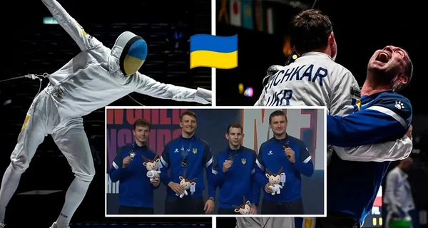 Два поединка в один укол: украинцы – вицечемпионы мира в мужской командной шпаге