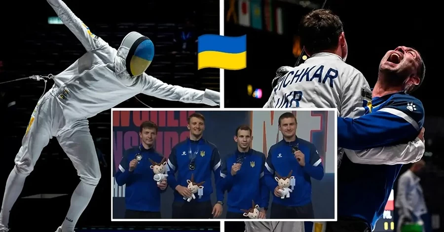 Два поединка в один укол: украинцы – вицечемпионы мира в мужской командной шпаге
