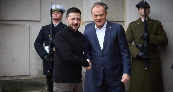 Зеленский во время встречи с Туском поднял вопрос безопасности украинцев в Польше