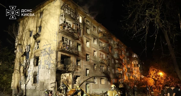 В Киеве в результате удара баллистикой погибли 9 человек, десятки пострадали
