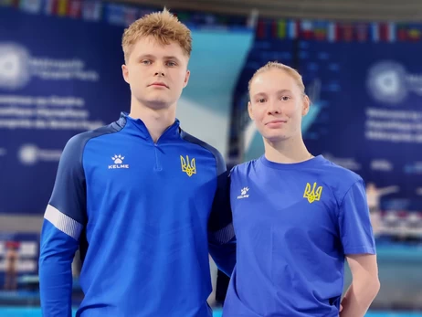 Украинцы Байло и Среда одержали первую победу Украины на ЧЕ-2026 по прыжкам в воду