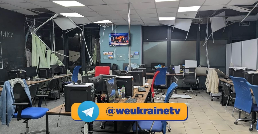 Офис телеканала «Мы – Украина» поврежден в результате ночного удара России по Киеву