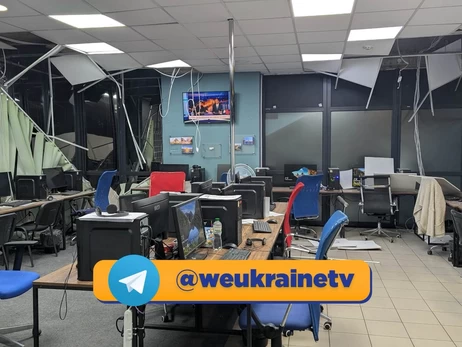 Офис телеканала «Мы – Украина» поврежден в результате ночного удара России по Киеву