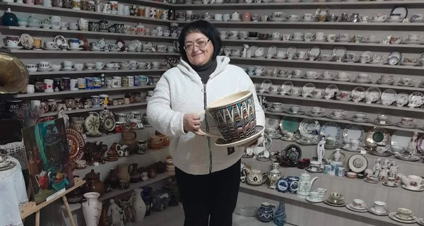Від королівської родини до попелу нашої війни: листоноша з Дніпра збирає історію в чашках