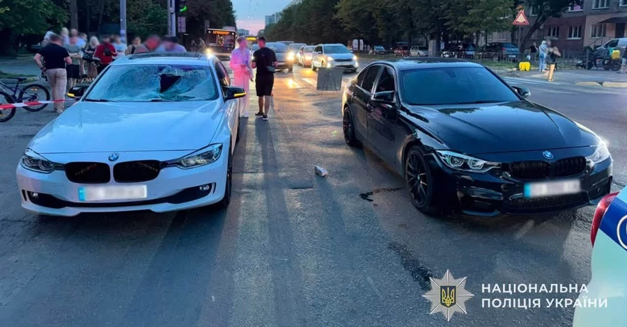 Во Львове два BMW сбили отца с 8-летней дочерью – пострадавшие в больнице