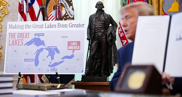 В Google Maps переименовали озеро Онтарио для жителей США после указа Трампа