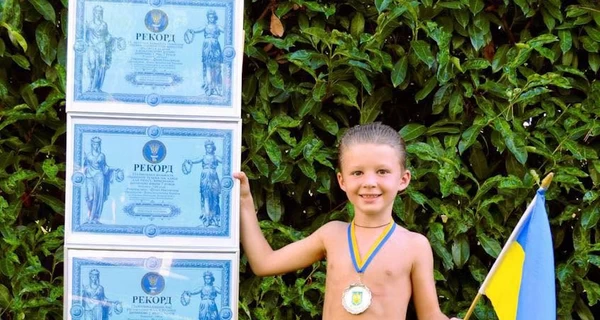 7-летний украинец за месяц установил 5 нацрекордов и вошел в историю детского спорта