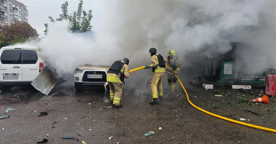 Росіяни вдарили по АЗС на міжнародній трасі біля Житомира