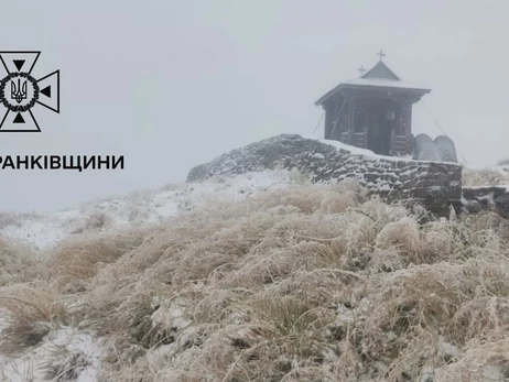 В Карпатах выпал первый снег