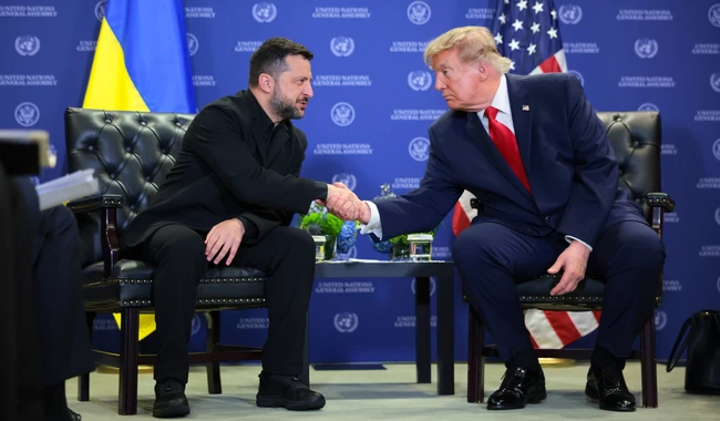 Владимир Зеленский встретился с президентом США Дональдом Трампом во время Генассамблеи ООН в Нью-Йорке