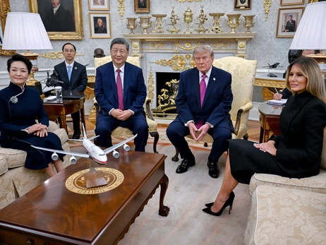 Трамп і Цзіньпін три години спілкувались в Овальному кабінеті – говорили і про Україну