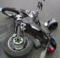 В Киеве погиб мотоциклист 