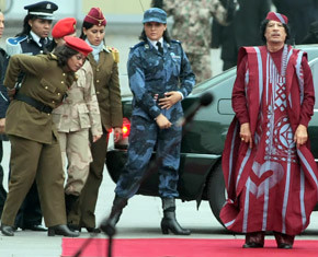 Каддафи с девочками приехали к нам из вежливости 