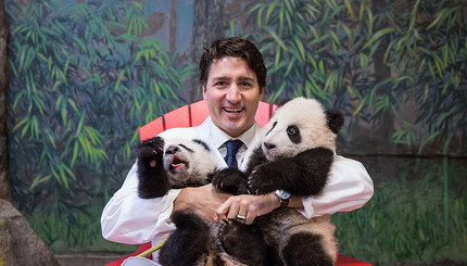 Премьер-министр Канады не устоял перед пандами