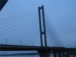 В Киеве закроют Вантовый мост 