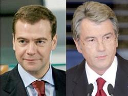 Ющенко и Медведев поговорили по телефону о газе 