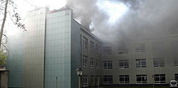Загорелась лаборатория киевского института 
