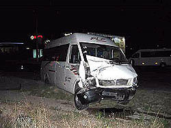 Под Борисполем попал в аварию автобус с пассажирами 