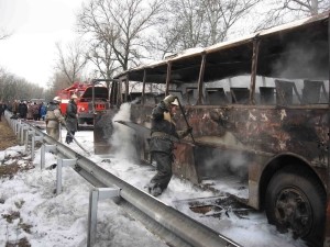 Минтранс озвучил официальную причину пожара в автобусе 