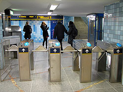В киевском метро ловят 