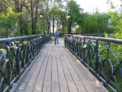 С Моста влюбленных в Киеве бросился подросток 
