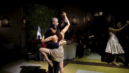 Обама станцевал танго в Аргентине