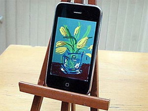 Классик живописи предпочитает iPhone холсту 