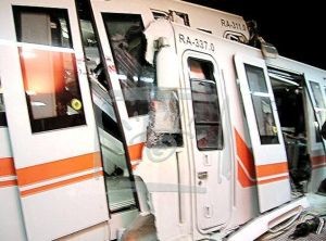 В метро столкнулись два поезда. Ранено 46 человек 