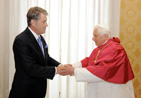 Ющенко искал понимания у Папы 