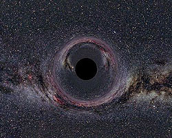 Зафиксирована самая крупная черная дыра 