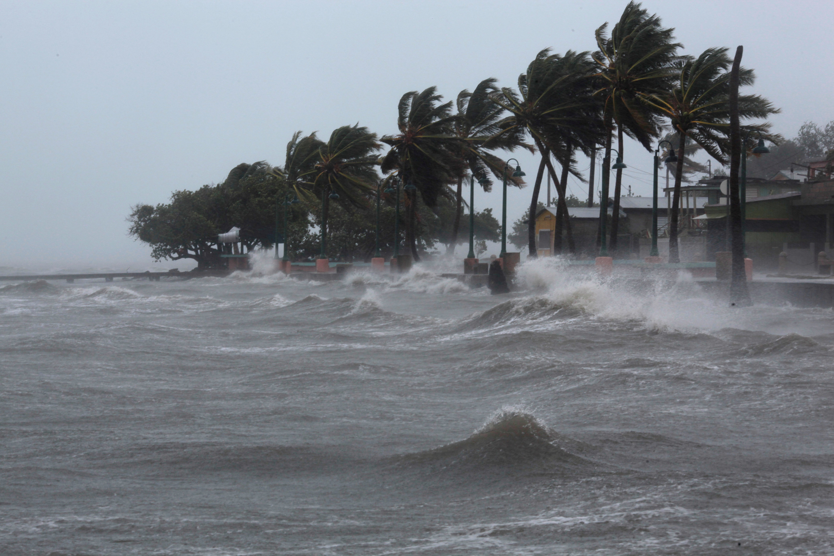 Тропический тайфун. Ураган в Доминикане 2022.