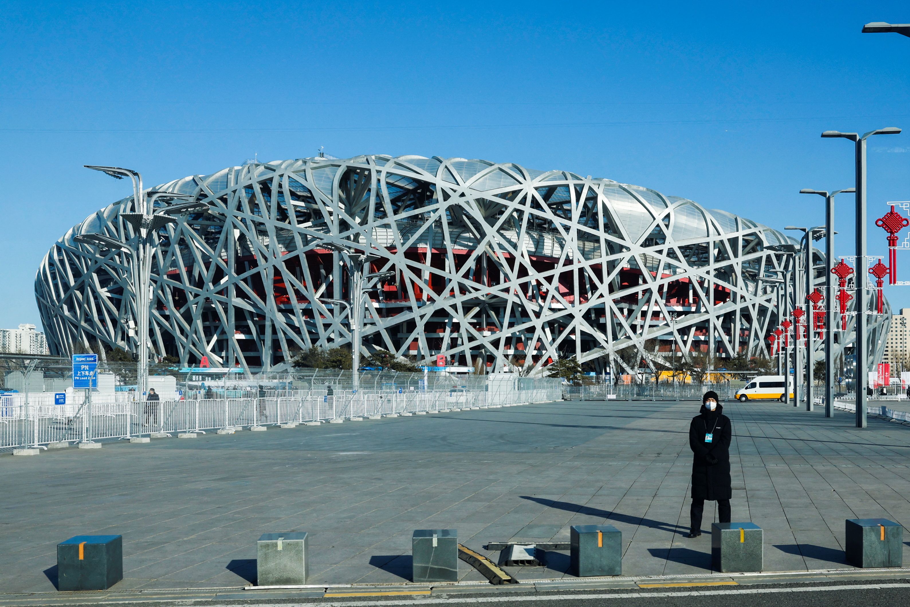 Стадион «Птичье гнездо» в Пекине принимает уже вторую Олимпиаду. Фото: REUTERS/Tyrone Siu