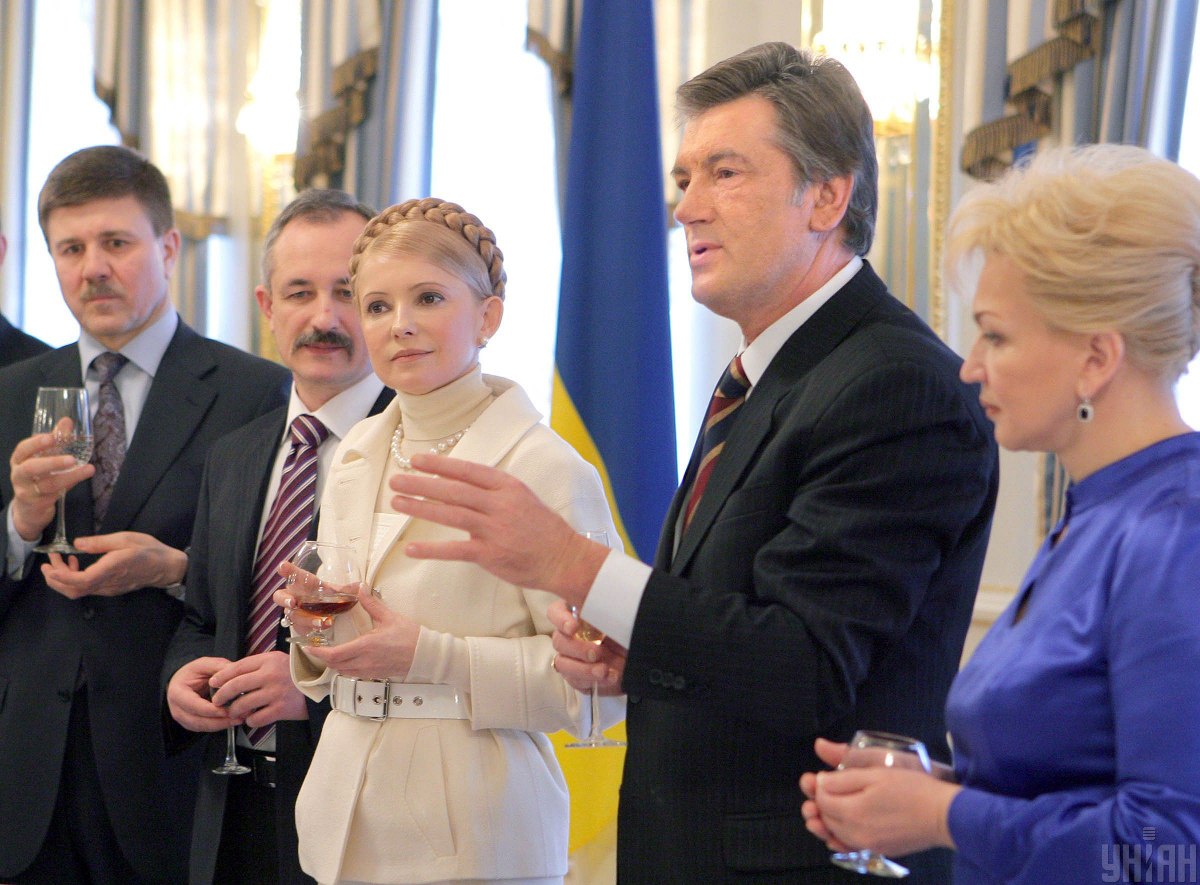 Самый официальный день рождения Виктора Ющенко – в кругу политиков, 25 февраля 2008 г. Фото: Николай Лазаренко / УНИАН